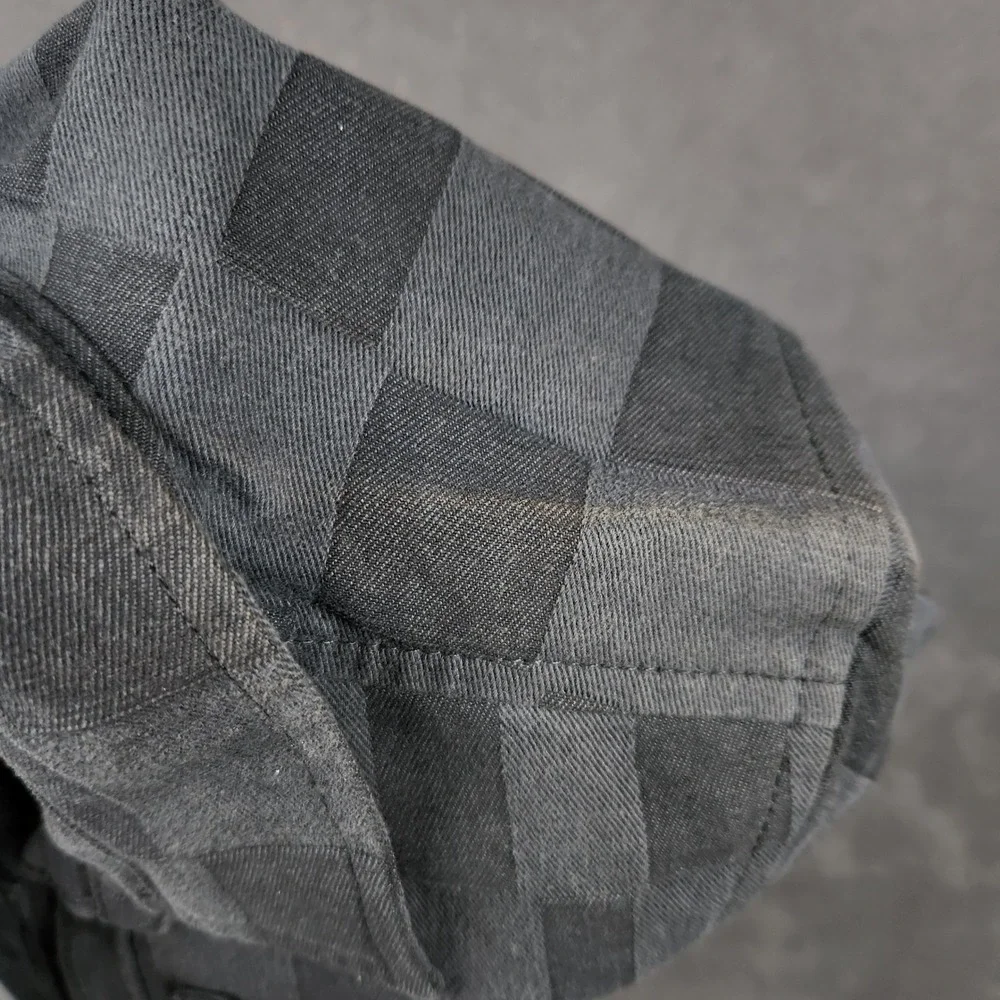Old Navy‎ Twill Pocket Shirt Boys 3T Black Checkered Long Sleeve Button Up